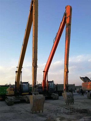 河道清理淤泥加長臂 挖掘機加長臂定制 濟寧宣創(chuàng)工程機械設備